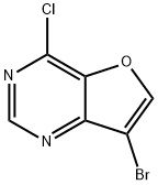 7-Bromo-4-chlorofuro[3,2-d]pyrimidine Structure