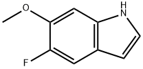 5-Fluoro-6-Methoxy-1H-indole Structure