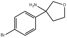3-(4-broMophenyl)tetrahydrofuran-3-aMine 구조식 이미지