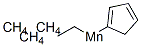 ETHYLCYCLOPENTADIENYLMANGANESE(I) TRICA& Structure