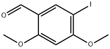5-IODO-2,4-DIMETHOXY-BENZALDEHYDE Structure