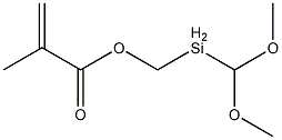 (METHACRYLOXYMETHYL)METHYLDIMETHOXYSILANE 구조식 이미지