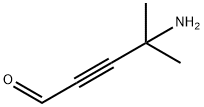 4-amino-4-methyl-2-pentyne-1-al Structure