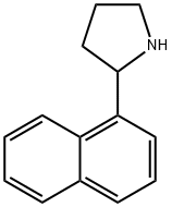 2-(Naphthalen-1-yl)pyrrolidine Structure