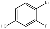 4-Bromo-3-fluorophenol 구조식 이미지