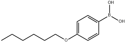 4-(N-HEXYLOXY)BENZENEBORONIC ACID Structure