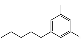 1,3-Difluoro-5-pentylbenzene 구조식 이미지