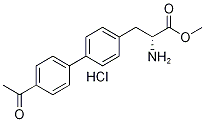 3-(4''-Acetylbiphenyl-4-Yl)-2-Aminopropanoate Hydrochloride Structure