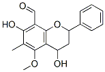 4,7-dihydroxy-5-methoxy-6-methyl-8-formylflavan Structure