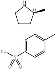 (2S)-2-메틸피롤리딘토실레이트(2S)-2-메틸피롤리딘4-메틸벤젠설포네이트 구조식 이미지