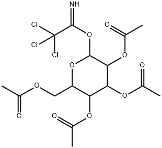 2,3,4,6-Tetra-O-acetyl-a-D-mannopyranosyltrichloroacetimidate 구조식 이미지
