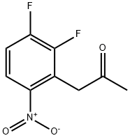 3-Acetylmethyl-1,2-difluoro-4-nitrobenzene Structure