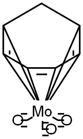 CYCLOHEPTATRIENE MOLYBDENUM TRICARBONYL 구조식 이미지