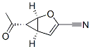 2-Oxabicyclo[3.1.0]hex-3-ene-3-carbonitrile, 6-acetyl-, (1alpha,5alpha,6alpha)- (9CI) Structure