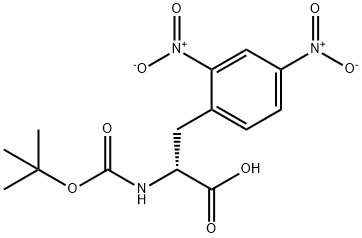 (S)-2-((tert-Butoxycarbonyl)amino)-3-(2,4-dinitrophenyl)propanoic acid Structure