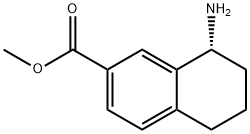 (R)-METHYL 8-AMINO-5,6,7,8-TETRAHYDRONAPHTHALENE-2-CARBOXYLATE Structure