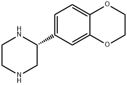 (R)-2-(2,3-dihydrobenzo[b][1,4]dioxin-6-yl)piperazine Structure