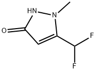 5-(difluoromethyl)-1-methyl-1H-pyrazol-3-ol Structure