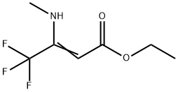 에틸3-메틸아미노-4,4,4-트리플루오로크로토네이트 구조식 이미지