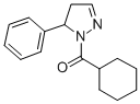 1-Cyclohexylcarbonyl-5-phenyl-2-pyrazoline Structure