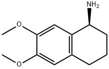 1-나프탈레나민,1,2,3,4-테트라히드로-6,7-디메톡시-,(1S)- 구조식 이미지