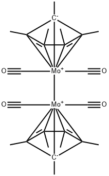 DICARBONYL(PENTAMETHYLCYCLOPENTADIENYL)MOLYBDENUM DIMER 구조식 이미지