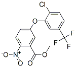 5-[2-클로로-5-(트리플루오로메틸)페녹시]-2-니트로벤조산메틸에스테르 구조식 이미지
