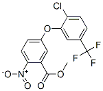 5-[2-Chloro-5-(trifluoromethyl)phenoxy]-2-nitrobenzoic acid methyl ester Structure