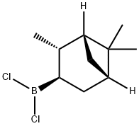 Borane, dichloro[(1R,2S,3R,5R)-2,6,6-trimethylbicyclo[3.1.1]hept-3-yl]- 구조식 이미지