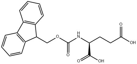 Fmoc-L-glutamic acid Structure