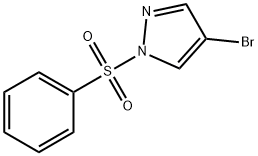 4-Bromo-1-(phenylsulfonyl)pyrazole Structure