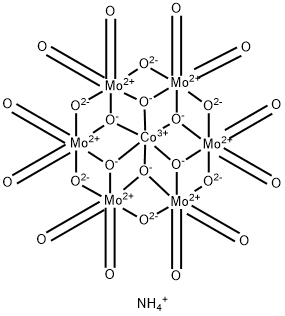 AMMONIUM 6-MOLYBDOCOBALTATE Structure