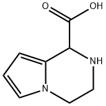 1,2,3,4-Tetrahydropyrrolo[1,2-a]pyrazine-1-carboxylic acid 구조식 이미지