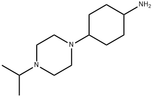 CyclohexanaMine, 4-[4-(1-Methylethyl)-1-piperazinyl]- Structure