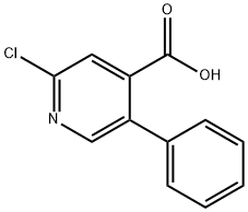 2-Chloro-5-phenylisonicotinic acid Structure