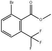 Methyl 2-broMo-6-trifluoroMethylbenzoate Structure