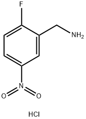 2-fluoro-5-nitrobenzylaMine.HCl 구조식 이미지