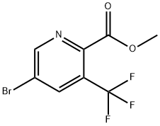 Methyl 5-bromo-3-(trifluoromethyl)-2-pyridinecarboxylate Structure