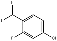 4-Chloro-1-(difluoromethyl)-2-fluorobenzene 구조식 이미지