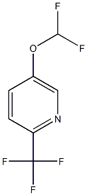 5-Difluoromethoxy-2-(trifluoromethyl)pyridine 구조식 이미지
