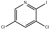 3,5-디클로로-2-요오도피리딘 구조식 이미지