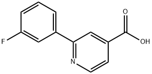 2-(3-Fluorophenyl)-isonicotinic acid Structure