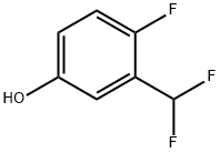 Phenol, 3-(difluoromethyl)-4-fluoro- 구조식 이미지