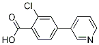 2-CHLORO-4-(PYRIDIN-3-YL)BENZOIC ACID Structure