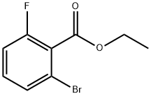 ethyl 2-broMo-6-fluorobenzoate Structure