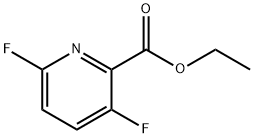 ethyl 3,6-difluoropicolinate Structure