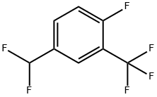 5-(Difluoromethyl)-2-fluorobenzotrifluoride Structure