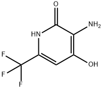 3-Amino-2,4-dihydroxy-6-(trifluoromethyl)pyridine 구조식 이미지