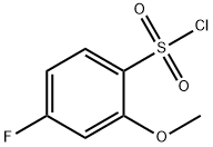 4-Fluoro-2-methoxybenzene-1-sulfonyl chloride 구조식 이미지