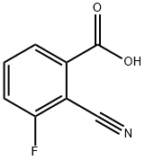 2-Cyano-3-fluorobenzoic acid Structure